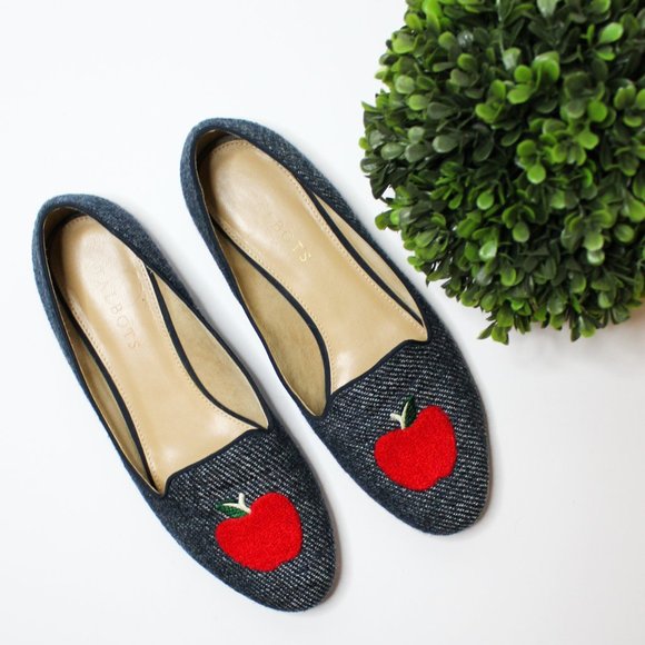 Talbots Shoes - Talbots Fabric Apple Ryan Loafers Teacher School